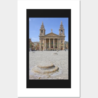 St Publius Church, Floriana, Malta Posters and Art